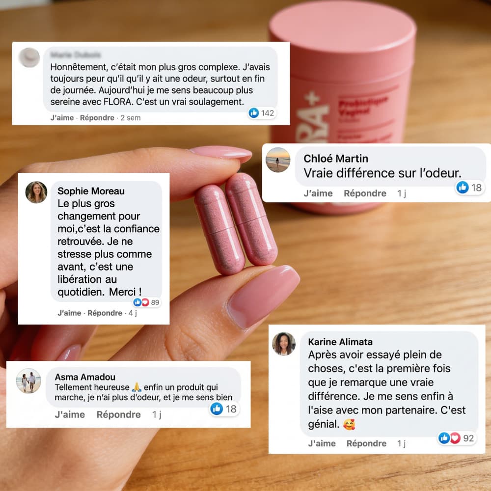 FLORA+ Probiotique Vaginale
