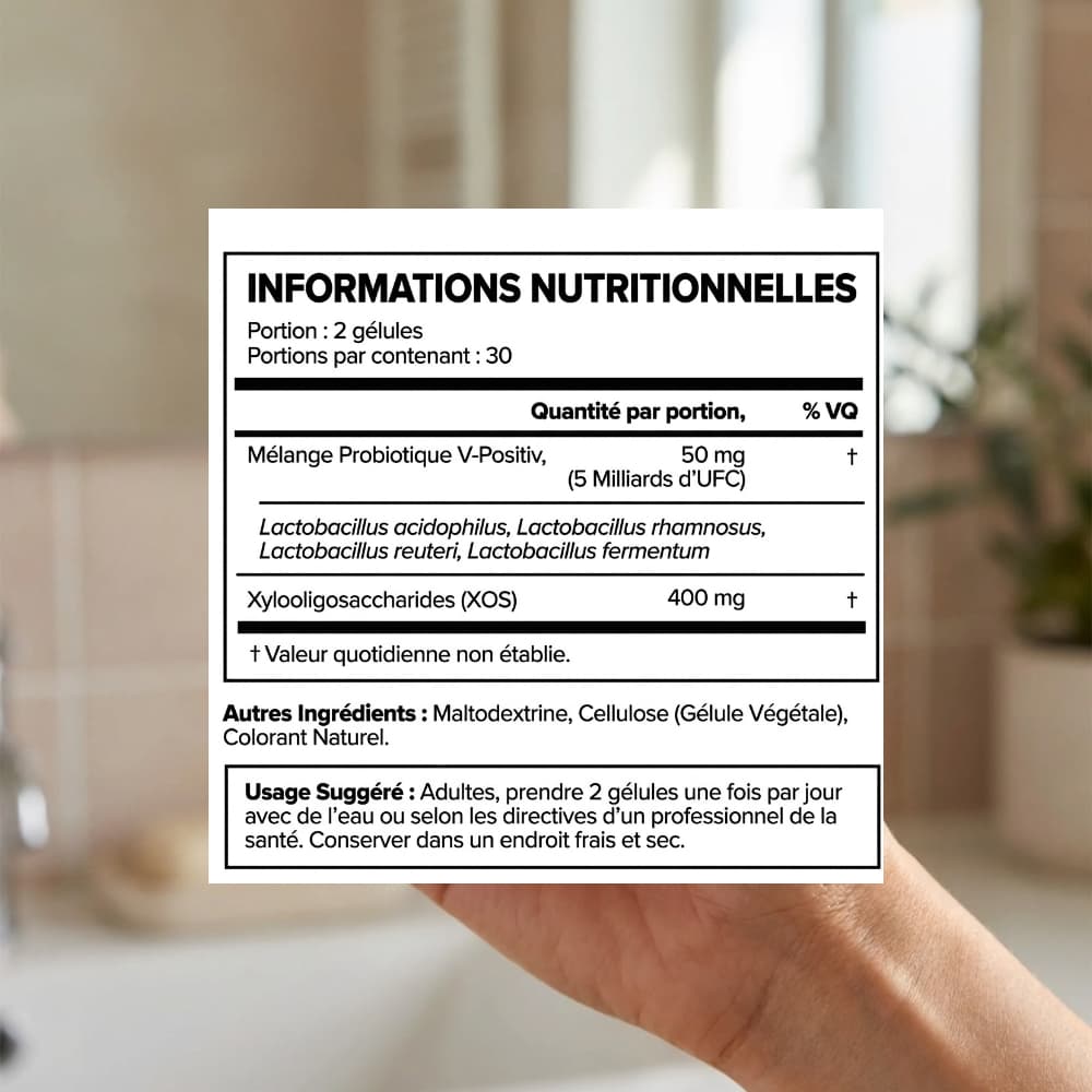 FLORA+ Probiotique Vaginale